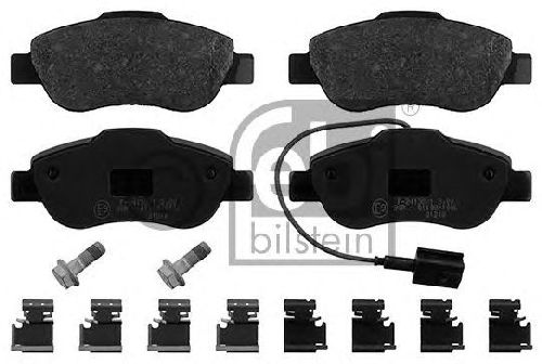 FEBI BILSTEIN 23706 - Brake Pad Set, disc brake Front Axle FIAT, CITROËN, PEUGEOT