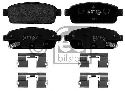 FEBI BILSTEIN 25098 - Brake Pad Set, disc brake Rear Axle OPEL, VAUXHALL, CHEVROLET