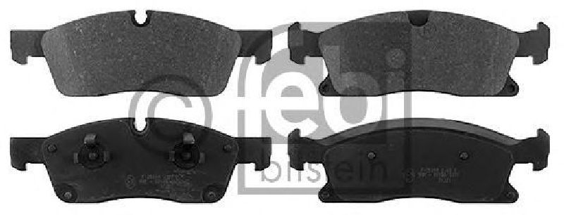 FEBI BILSTEIN 25190 - Brake Pad Set, disc brake Front Axle MERCEDES-BENZ
