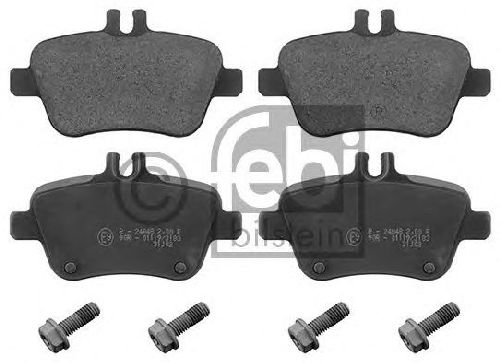 FEBI BILSTEIN 24848 - Brake Pad Set, disc brake Rear Axle MERCEDES-BENZ