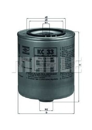 KC 33 KNECHT 77444649 - Fuel filter