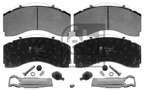 FEBI BILSTEIN 29246 - Brake Pad Set, disc brake Front Axle | Rear Axle MERCEDES-BENZ