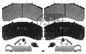 FEBI BILSTEIN 29246 - Brake Pad Set, disc brake Front Axle | Rear Axle MERCEDES-BENZ