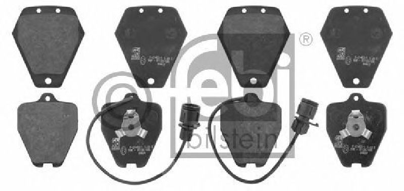 FEBI BILSTEIN 21452 - Brake Pad Set, disc brake Front Axle