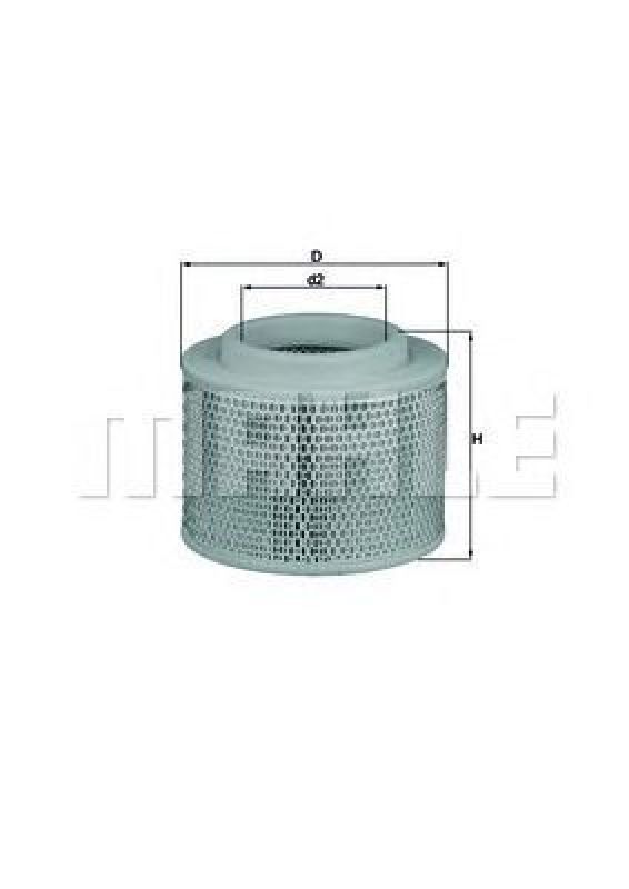 LX 2808/1 KNECHT 70540436 - Air Filter FORD, MAZDA, TOYOTA