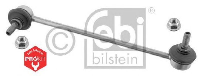 FEBI BILSTEIN 17207 - Rod/Strut, stabiliser PROKIT Front Axle Left