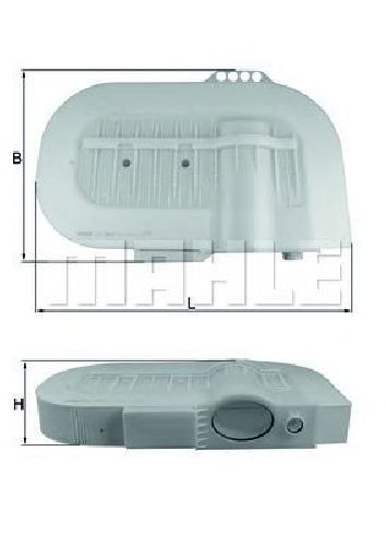 LX 2810 KNECHT 72343518 - Air Filter MAN