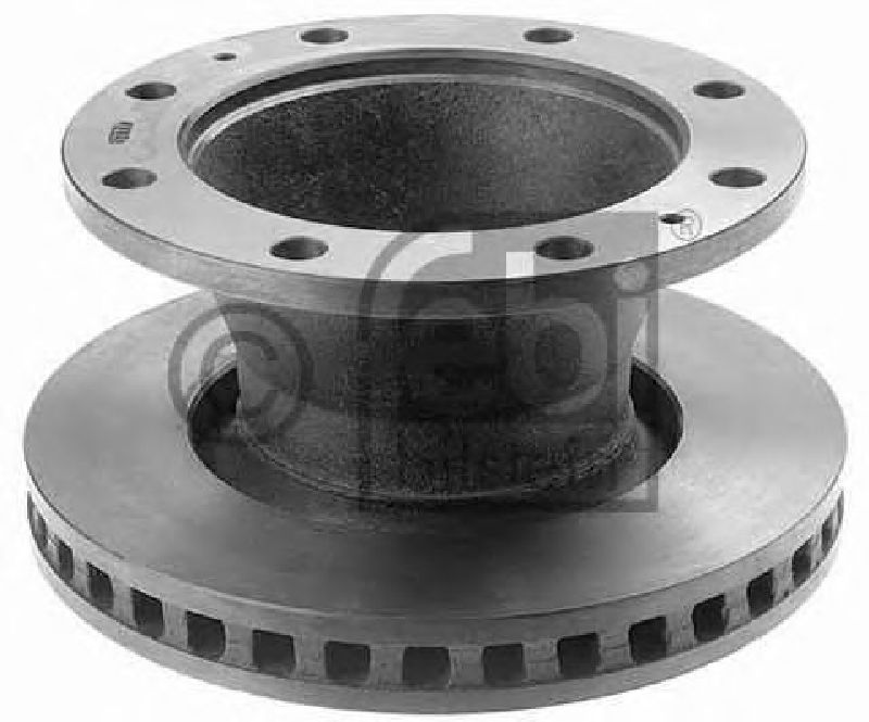 FEBI BILSTEIN 17370 - Brake Disc Front Axle IVECO