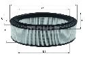 LX 2844 KNECHT 70554570 - Air Filter DACIA, RENAULT, LADA