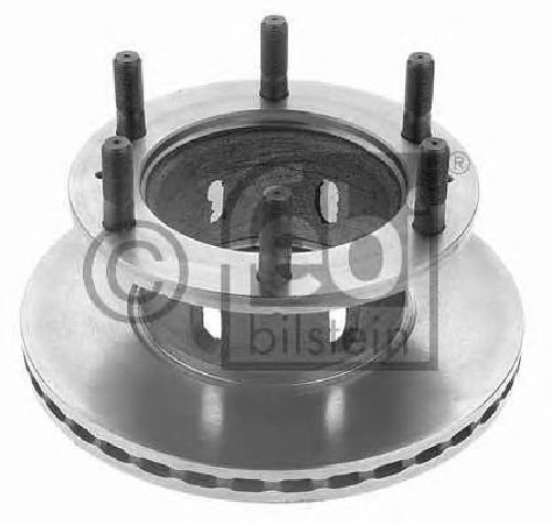 FEBI BILSTEIN 17413 - Brake Disc Front Axle