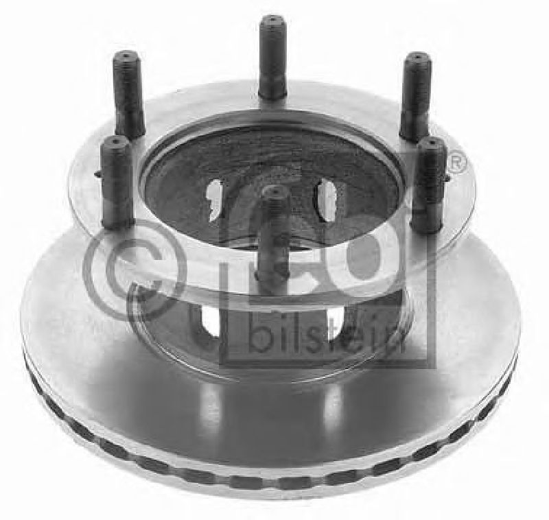 FEBI BILSTEIN 17413 - Brake Disc Front Axle