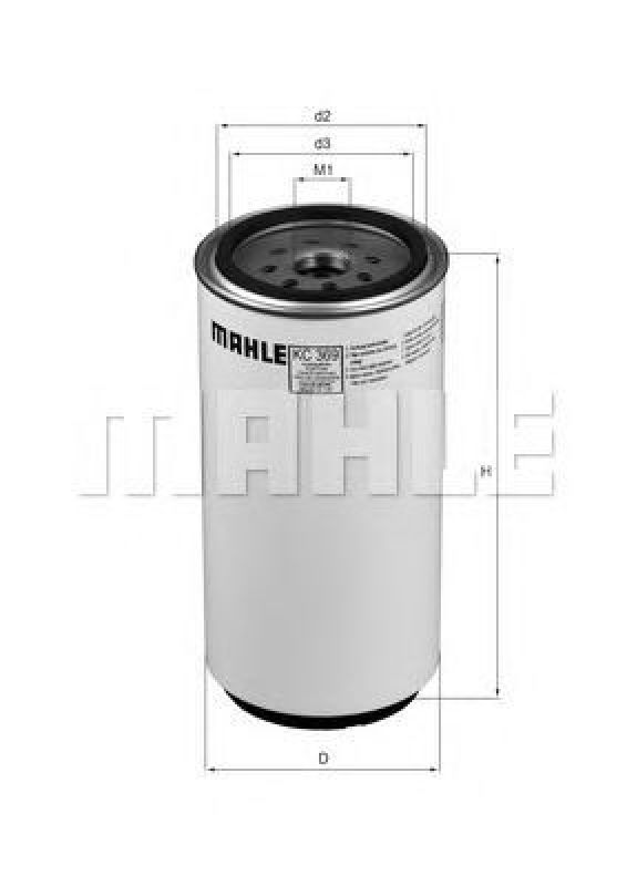 KC 369D KNECHT 70385346 - Fuel filter