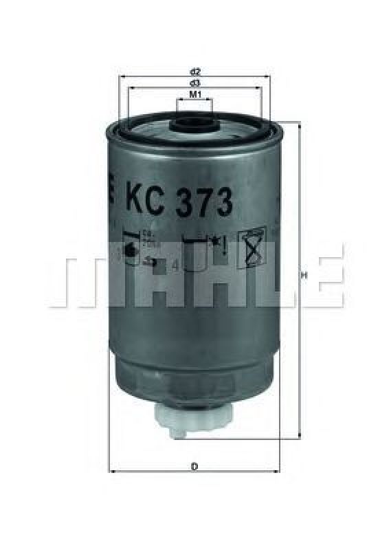 KC 373 KNECHT 70530350 - Fuel filter MULTICAR