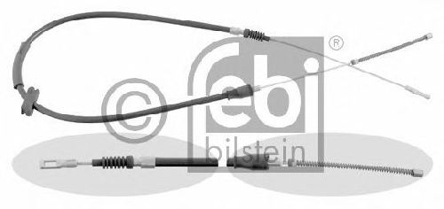 FEBI BILSTEIN 17840 - Cable, parking brake Left Rear | Right Rear
