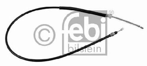FEBI BILSTEIN 17909 - Cable, parking brake Left Rear | Right Rear PEUGEOT