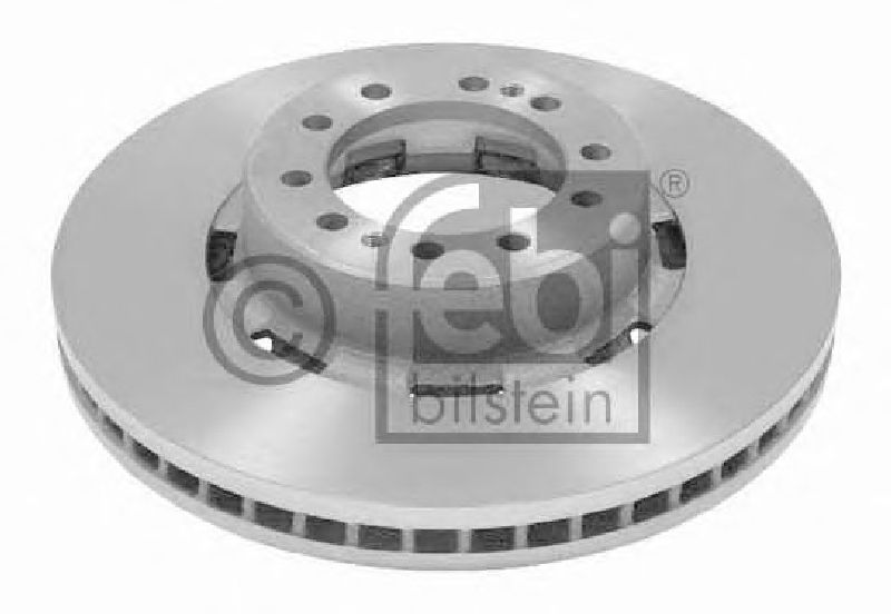 FEBI BILSTEIN 18020 - Brake Disc Front Axle