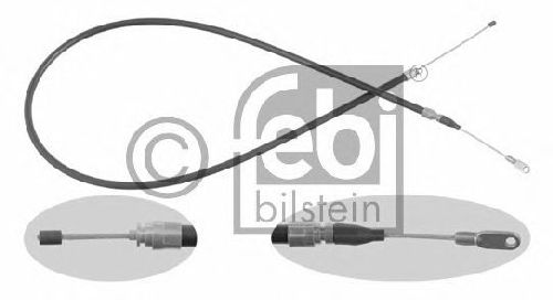 FEBI BILSTEIN 18113 - Cable, parking brake Front