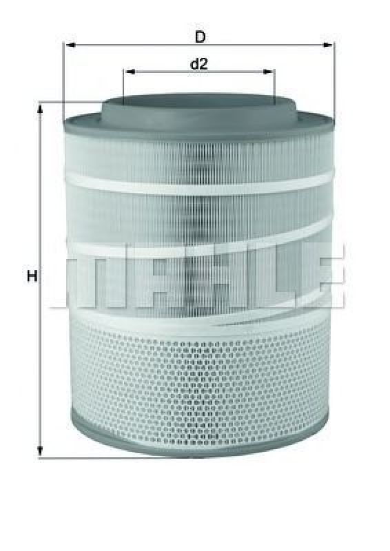 LX 3141 KNECHT 70599291 - Air Filter VOLVO, RENAULT TRUCKS