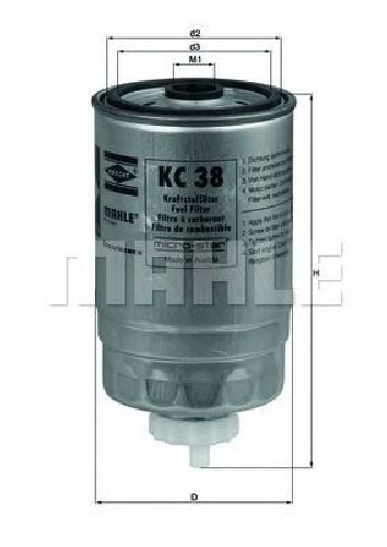 KC 38 KNECHT 77425655 - Fuel filter