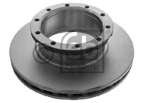 FEBI BILSTEIN 18653 - Brake Disc Front Axle
