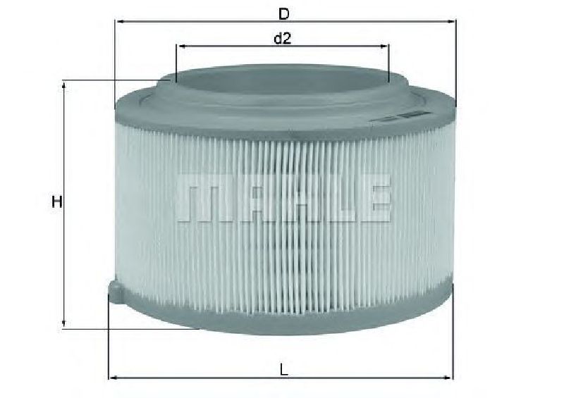 LX 3458 KNECHT 72358438 - Air Filter FORD