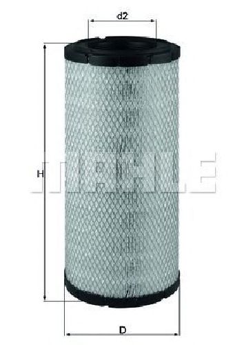 LX 3596 KNECHT 72339836 - Air Filter FENDT