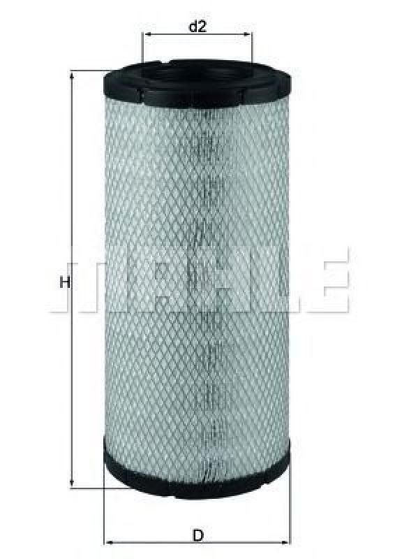 LX 3596 KNECHT 72339836 - Air Filter FENDT