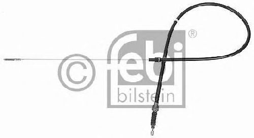 FEBI BILSTEIN 19272 - Cable, parking brake Left Rear | Right Rear