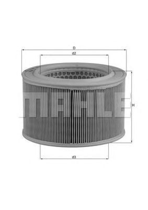 LX 446 KNECHT 78652133 - Air Filter