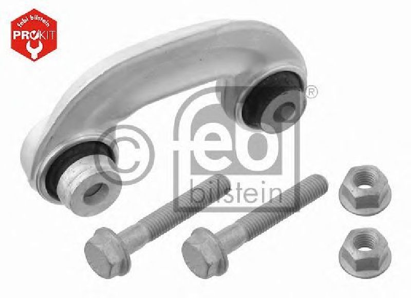 FEBI BILSTEIN 19704 - Rod/Strut, stabiliser PROKIT Front Axle Left