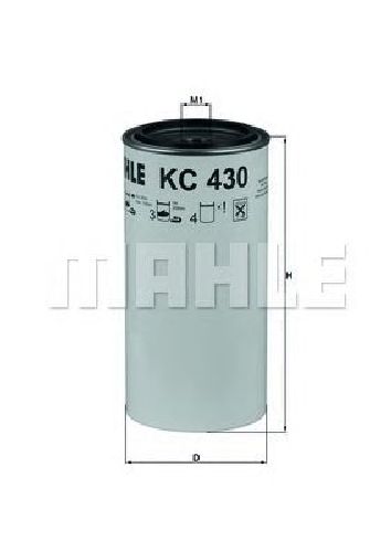 KC 430D KNECHT 70536987 - Fuel filter