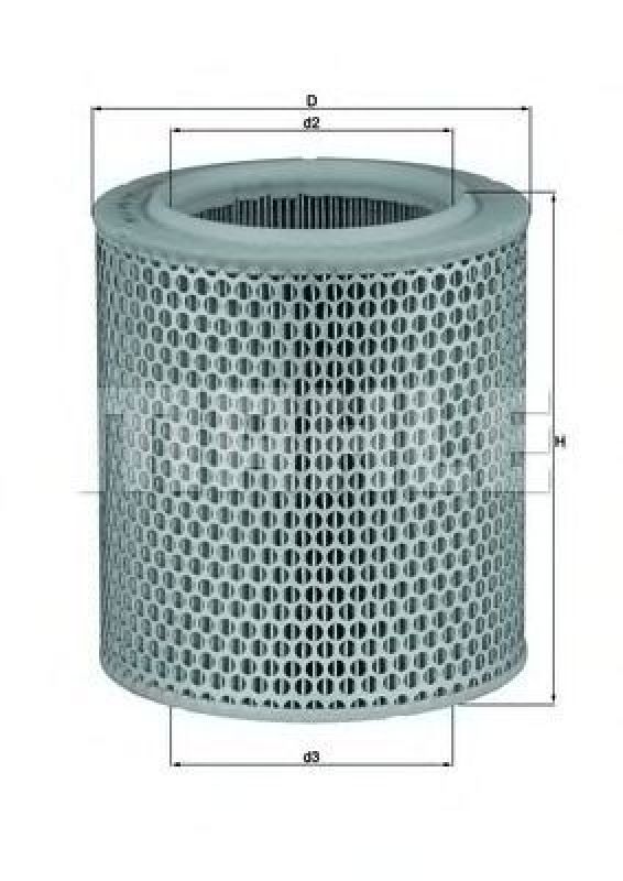 LX 478/1 KNECHT 78772642 - Air Filter RAYTON FISSORE