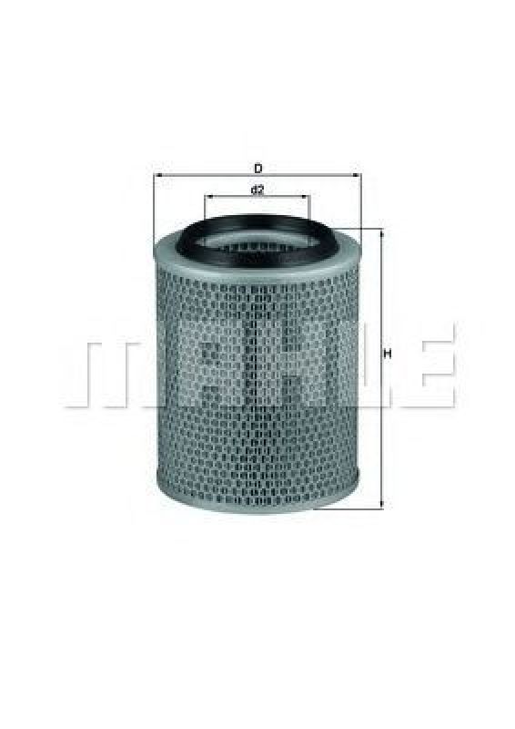 LX 498 KNECHT 78666802 - Air Filter FENDT