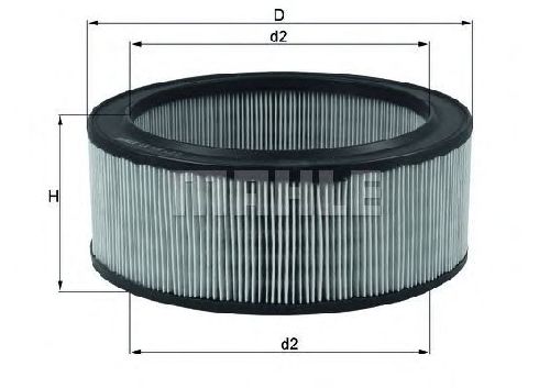LX 516 KNECHT 78682585 - Air Filter