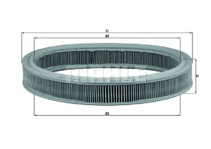 LX 527 KNECHT 78700841 - Air Filter