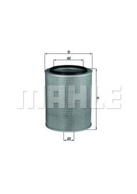 LX 531 KNECHT 78700460 - Air Filter SOLARIS, DAF