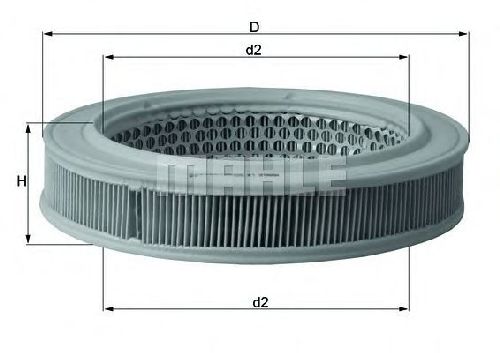 LX 552 KNECHT 78753220 - Air Filter KIA