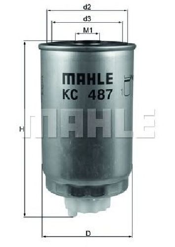 KC 487 KNECHT 72352740 - Fuel filter FIAT, JEEP, LANCIA, DODGE