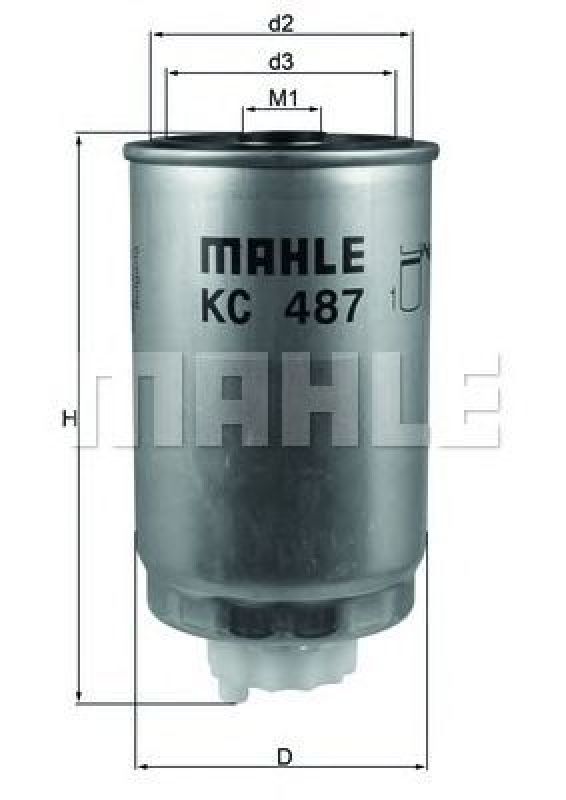 KC 487 KNECHT 72352740 - Fuel filter FIAT, JEEP, LANCIA, DODGE