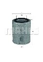 LX 562 KNECHT 78727992 - Air Filter IVECO