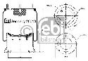 FEBI BILSTEIN 20313 - Boot, air suspension