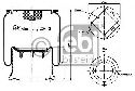 FEBI BILSTEIN 20413 - Boot, air suspension Rear Axle