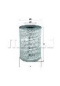 LX 604/1 KNECHT 76610703 - Air Filter SCANIA