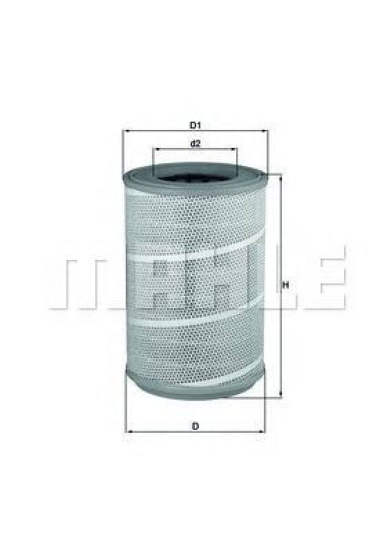 LX 604/1 KNECHT 76610703 - Air Filter SCANIA