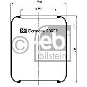 FEBI BILSTEIN 20662 - Boot, air suspension Front Axle left and right | Rear Axle left and right