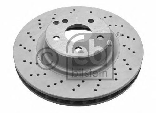 FEBI BILSTEIN 21086 - Brake Disc Front Axle
