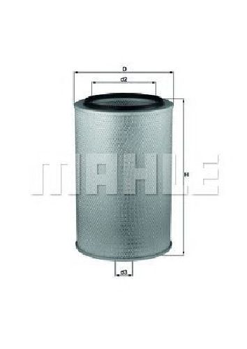 LX 626 KNECHT 78796229 - Air Filter IVECO