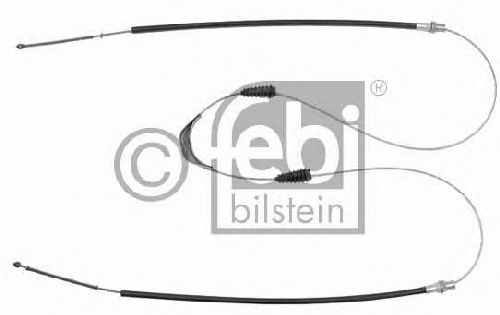 FEBI BILSTEIN 21315 - Cable, parking brake Left Rear | Right Rear