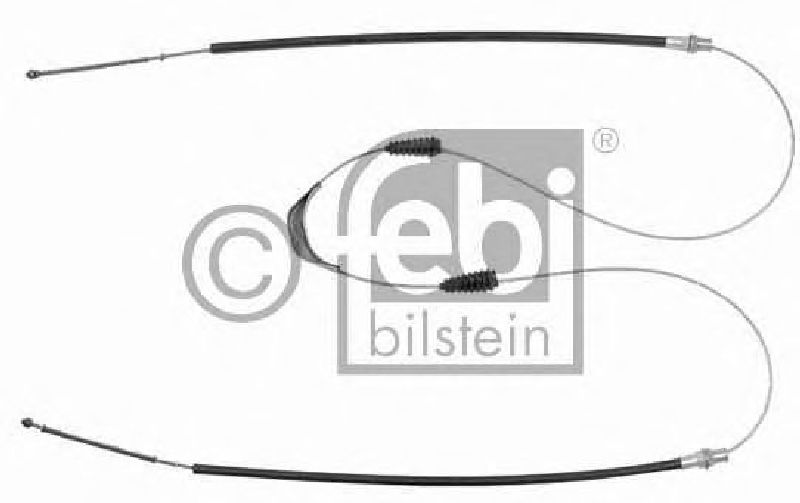 FEBI BILSTEIN 21315 - Cable, parking brake Left Rear | Right Rear