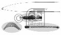 FEBI BILSTEIN 21328 - Cable, parking brake Left Rear | Right Rear